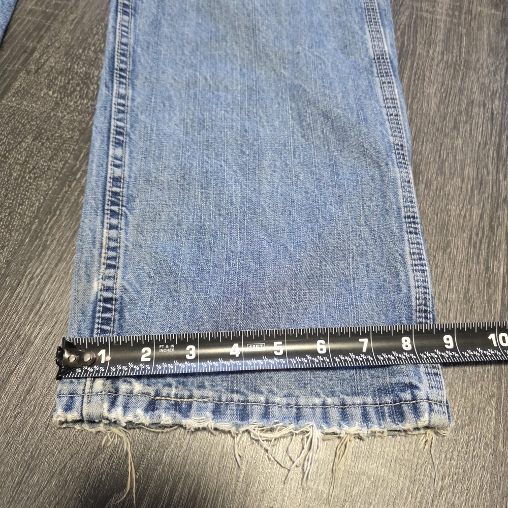 Vintage Y2k Lee Carpenter Jeans Mens 32x32 Blue Distressed Thrashed Skater - Picture 16 of 16